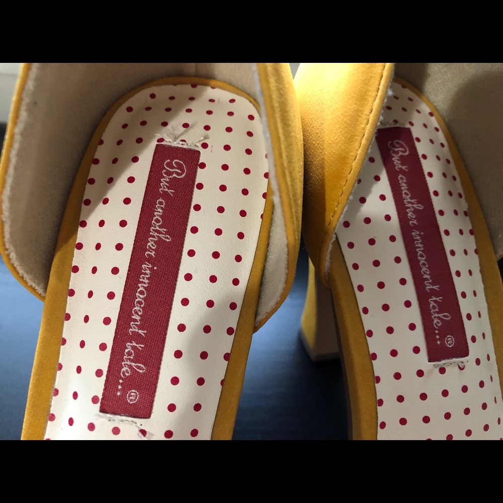 B.A.I.T. Yellow Lola Peep-Toe Pump